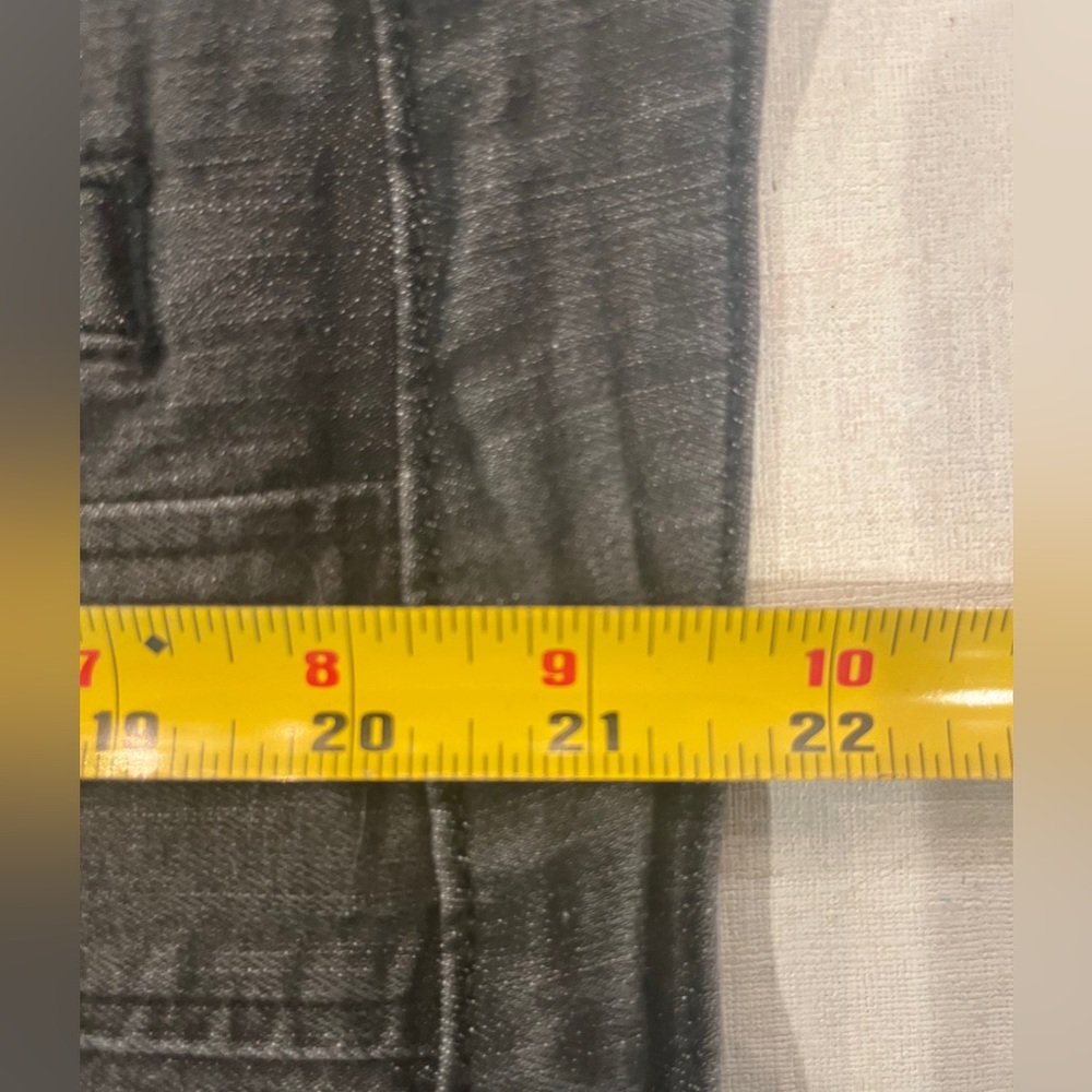Rock & Republic distressed Charcoal/black American flag Denim Jacket. - Picture 8 of 8